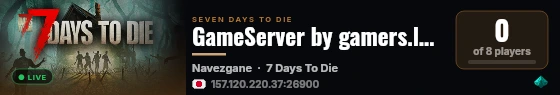 GameServer by gamers.lolipop.jp live status badge