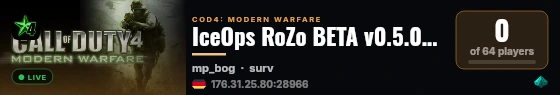 IceOps RoZo BETA v0.5.028 - www.iceops.co live status badge