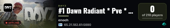 #1 Dawn Radiant * Pve * Events * Quests * Hardcore Mode #2 live status badge