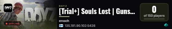 [Trial+] Souls Lost | Guns++ | High Fps | Pve | Pvpve live status badge