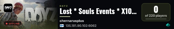 Lost * Souls Events * X10 Loot * High Loot #3 live status badge