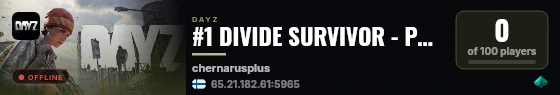 #1 DIVIDE SURVIVOR - PVP - SURVIVAL - CUSTOM EVENTS live status badge