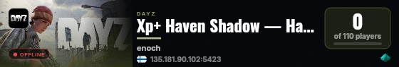 Xp+ Haven Shadow — Hardcore — Survival — Survival | Livonia live status badge