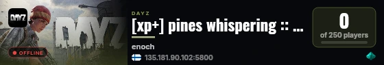 [xp+] pines whispering :: pvp :: trader enabled :: чернорусь #2 live status badge