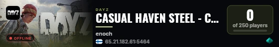 CASUAL HAVEN STEEL - CARS+ - HARDCORE - TRADER & GUNS | Livonia live status badge