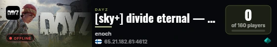 [sky+] divide eternal — guns++ — hardcore — cherno | Livonia live status badge