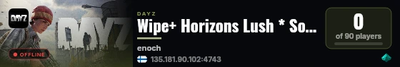 Wipe+ Horizons Lush * Solo/Duo * Events * Hardcore Mode live status badge