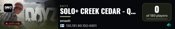 SOLO+ CREEK CEDAR - QUESTS - SOLO/DUO - CHERNO #2 live status badge