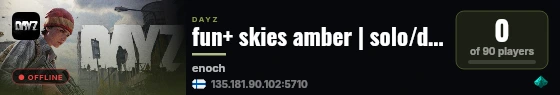 fun+ skies amber | solo/duo | high fps | cars+ | pve | cherno live status badge