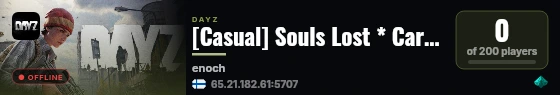 [Casual] Souls Lost * Cars+ * Pve * Survival #2 live status badge