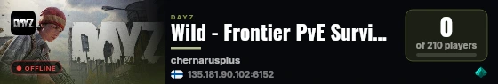 Wild - Frontier PvE Survival X10 Loot #3 live status badge