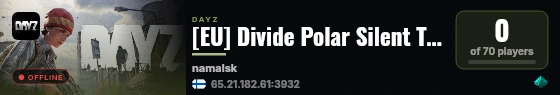 [EU] Divide Polar Silent Tundra / Survival PvP Hardcore High FPS live status badge