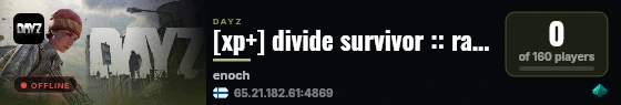 [xp+] divide survivor :: raids :: quests :: pvp :: quests & loot live status badge