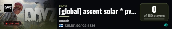 [global] ascent solar * pvp * loot++ * solo play live status badge