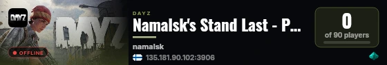 Namalsk's Stand Last - PVP / Building live status badge