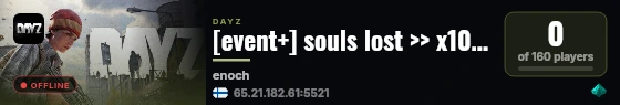 [event+] souls lost >> x10 loot >> raids >> custom events live status badge