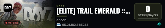 [ELITE] TRAIL EMERALD :: SURVIVAL :: GUNS++ :: CHERNO | Livonia live status badge