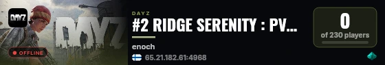 #2 RIDGE SERENITY : PVP : RAIDS : TRADER ENABLED : SURVIVAL #2 live status badge