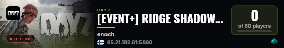 [EVENT+] RIDGE SHADOWED — HIGH FPS — PVP — PVPVE live status badge
