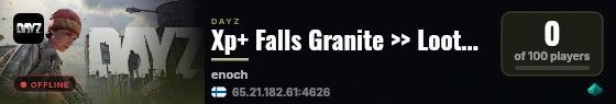 Xp+ Falls Granite >> Loot++ >> Solo/Duo >> Safe Haven live status badge