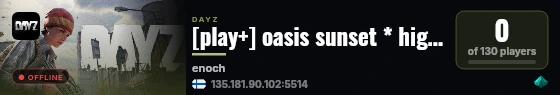 [play+] oasis sunset * high fps * events * pvpve live status badge
