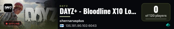 DAYZ+ - Bloodline X10 Loot - Solo/Duo - Survival #2 live status badge