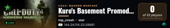 Kuro's Basement Promod [TDM] live status badge
