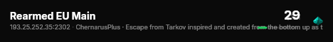 Rearmed EU Main live status badge