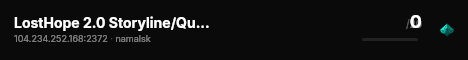 LostHope 2.0 Storyline/Quests/Mutants/Hardcore - PVE live status badge
