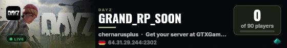 GRAND_RP_SOON live status badge
