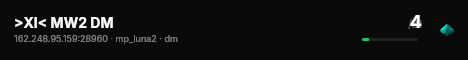 >XI< MW2 DM live status badge