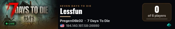 Lessfun live status badge