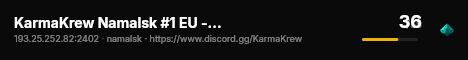 KarmaKrew Namalsk #1 EU - 5 MAN MAX | 1PP | VANILLA + MODS live status badge