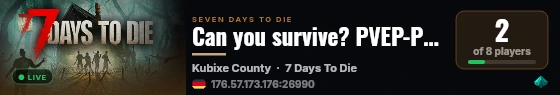 Can you survive? PVEP-PVP live status badge