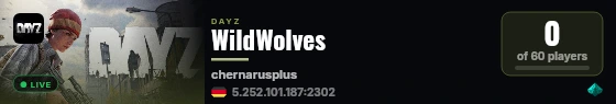 WildWolves live status badge