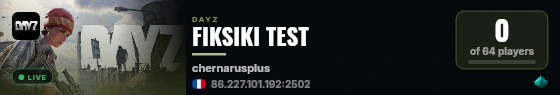 FIKSIKI TEST live status badge