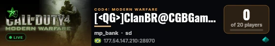 [<QG>]ClanBR@CGBGames live status badge