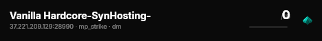 Vanilla Hardcore-SynHosting- live status badge