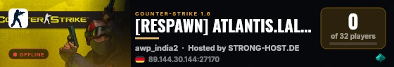 [RESPAWN] ATLANTIS.LALEAGANE.RO live status badge