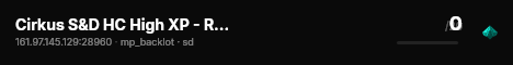 Cirkus S&D HC High XP - Round: 11/19 live status badge