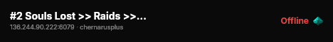 #2 Souls Lost >> Raids >> PvP >> Survival #3 live status badge