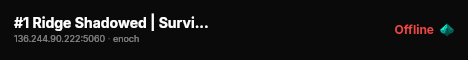 #1 Ridge Shadowed | Survival | Solo/Duo | Pvpve #2 live status badge