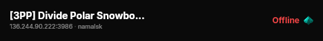 [3PP] Divide Polar Snowbound Territory * Trader Enabled Hardcore live status badge