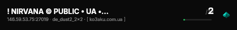 ! NIRVANA © PUBLIC • UA • KNIFE + FREE VIP • live status badge