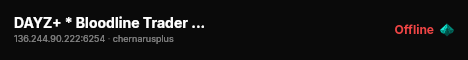 DAYZ+ * Bloodline Trader Enabled * PvP * Чернорусь #3 live status badge