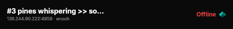 #3 pines whispering >> solo/duo >> trader enabled >> pvpve live status badge