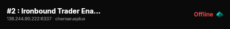 #2 : Ironbound Trader Enabled : Pvp : Custom Events #2 live status badge