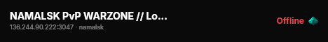 NAMALSK PvP WARZONE // Loot Ready #3 live status badge