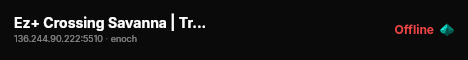 Ez+ Crossing Savanna | Trader Enabled | Raids | Quests & Loot #2 live status badge