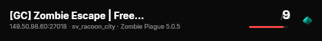 [GC] Zombie Escape | FreeVIP + MultiJump live status badge